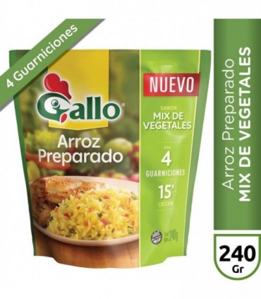 Arroz Preparado Sabor Mix De V Gallo Paq 240 . . .